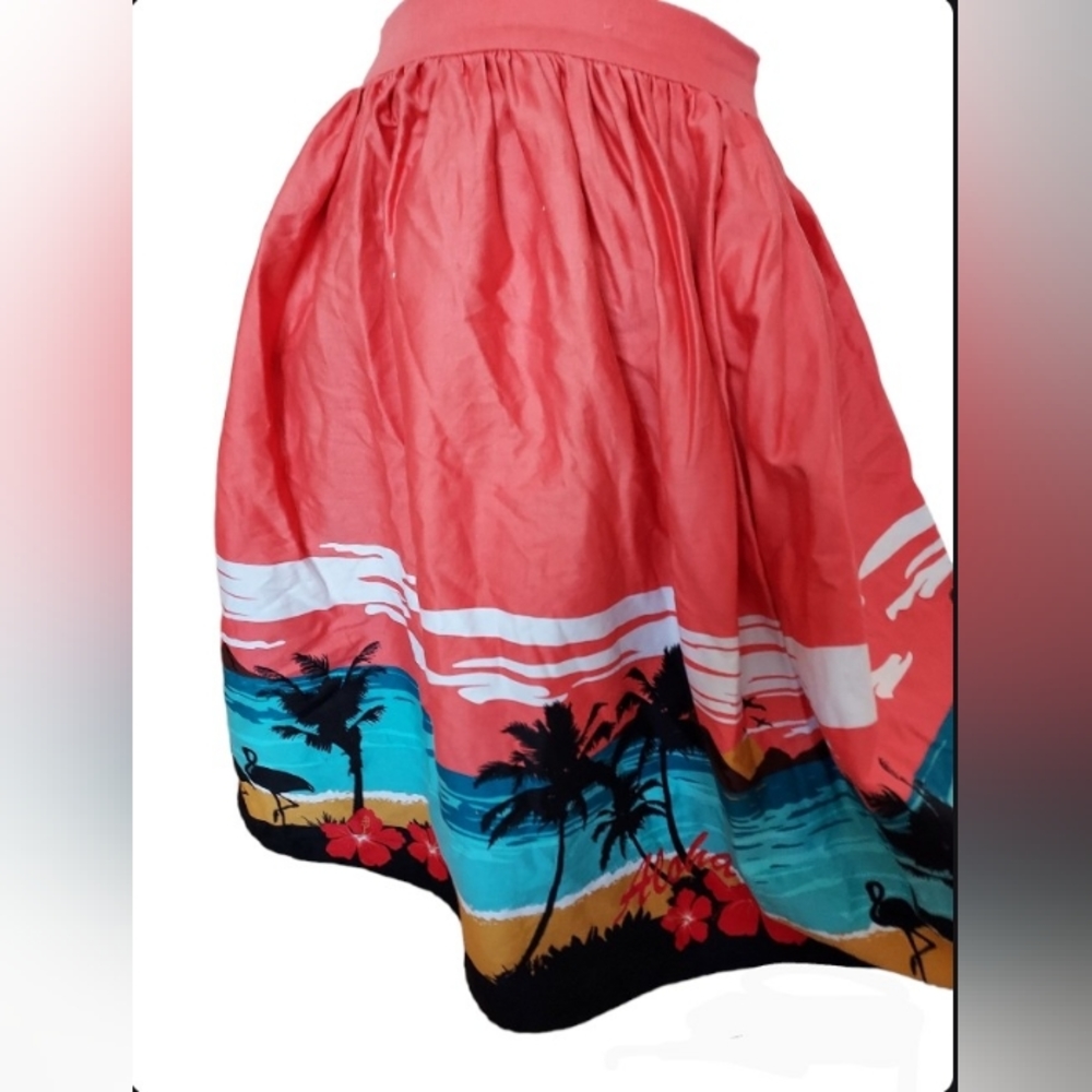 Cute A Line Beachy Knee Length Skirt